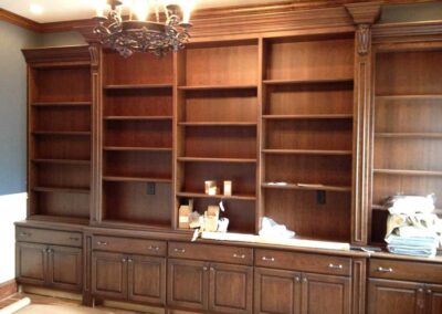 Standing bookshelves by DRW Cabinets