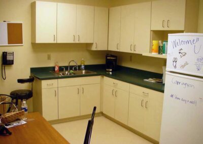 Kitchen cabinets for office space by DRW Cabinets