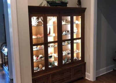 Custom shelving by DRW Cabinets