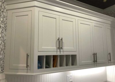 Custom overhead cabinets for kitchen by DRW Cabinets